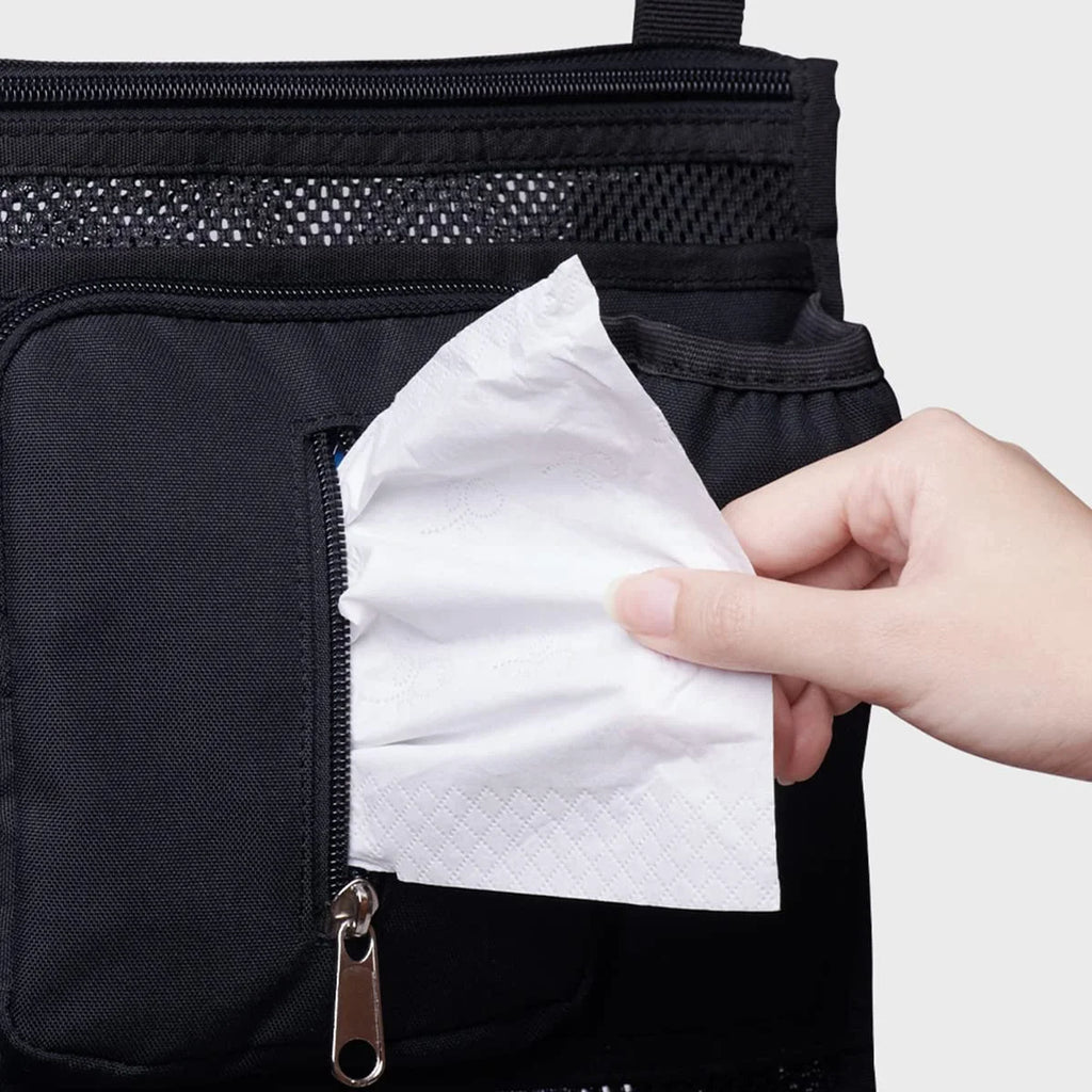 2-in-1 Stroller Cup Holder Organizer