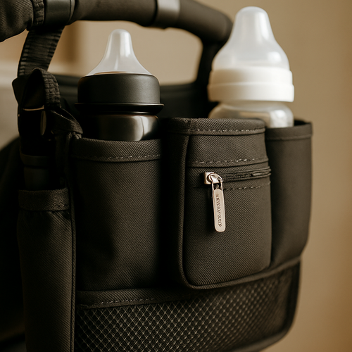 2-in-1 Stroller Cup Holder Organizer