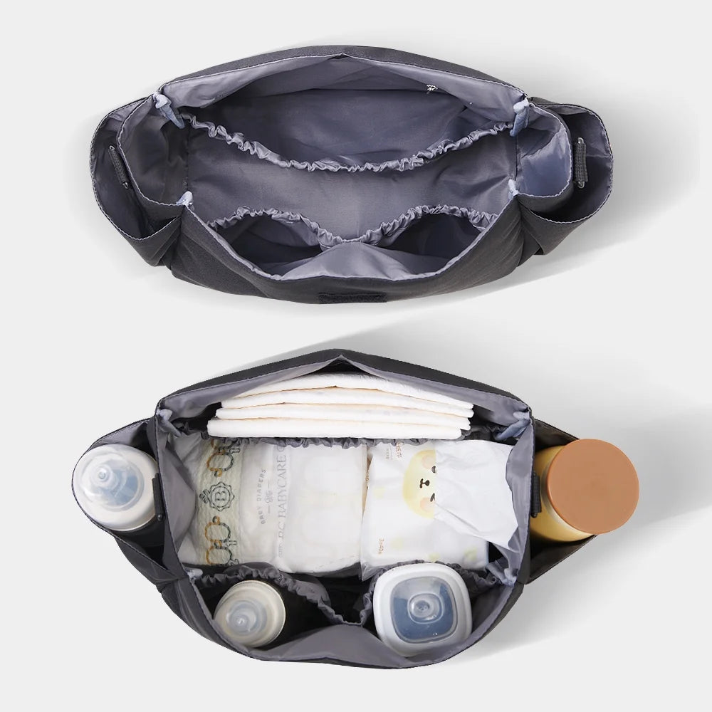 Black Diaper Organizer Bag
