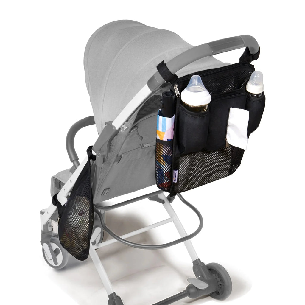 2-in-1 Stroller Cup Holder Organizer