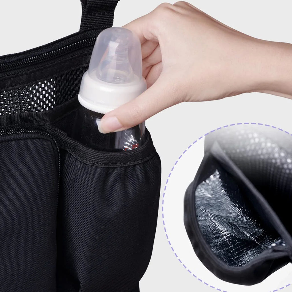 2-in-1 Stroller Cup Holder Organizer