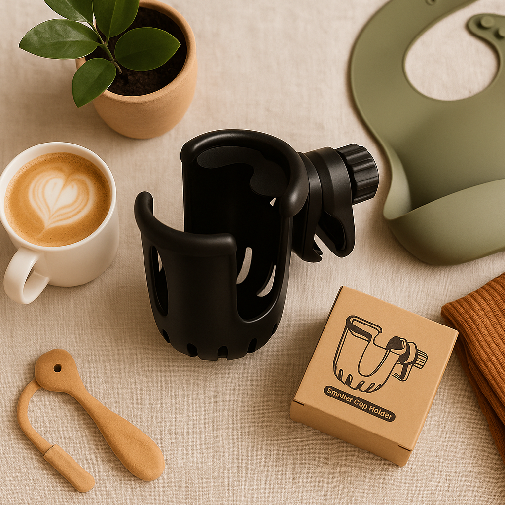 Compact Stroller Cup Holder