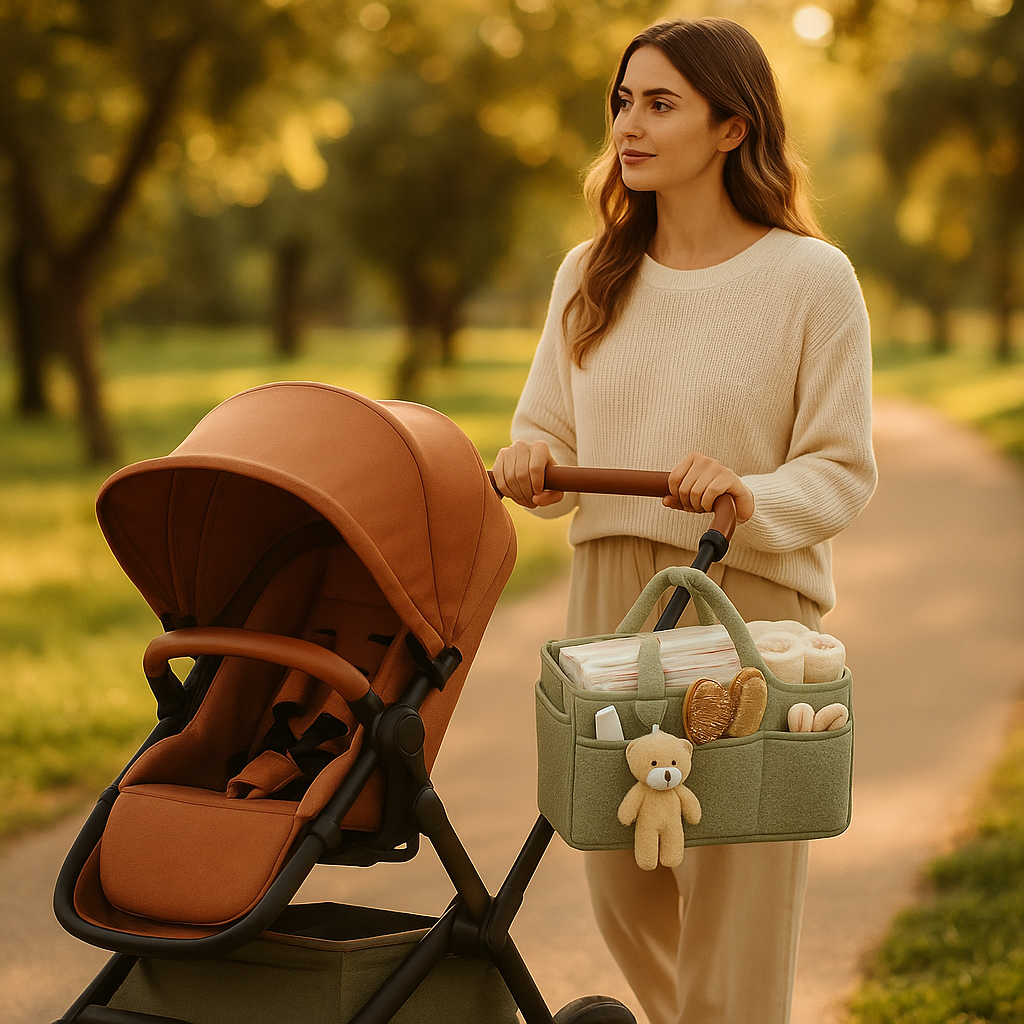 Portable Stroller Caddy Bag