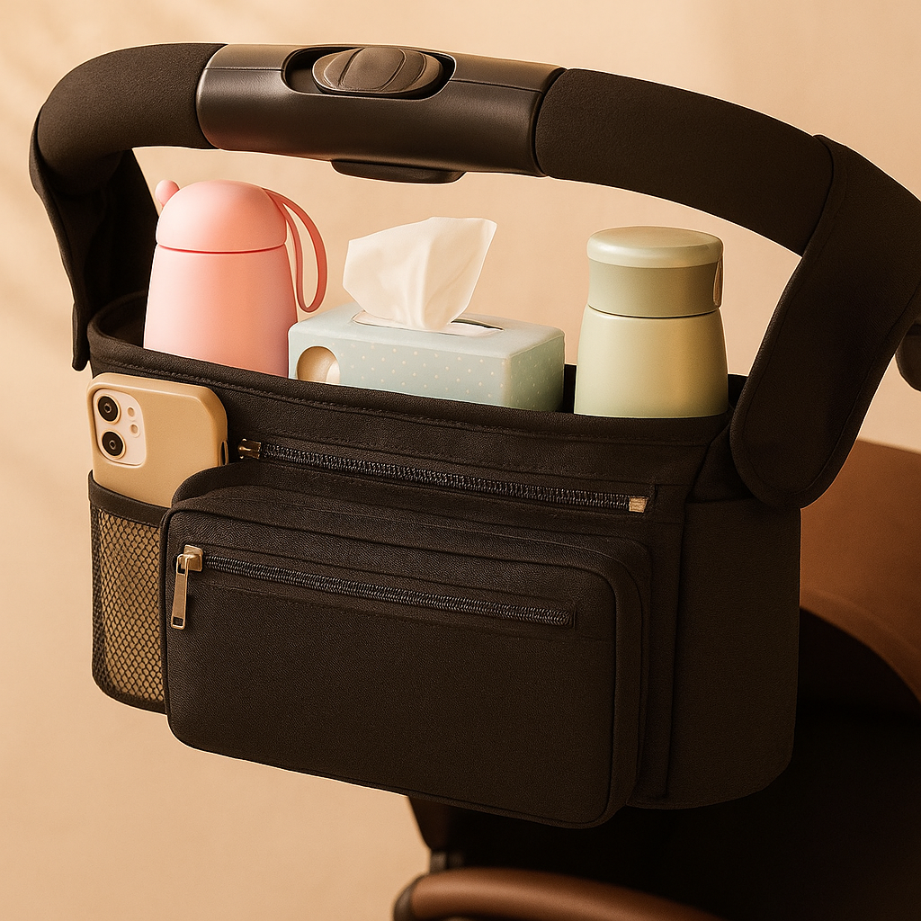 Premium Stroller Organizer Bag - Black