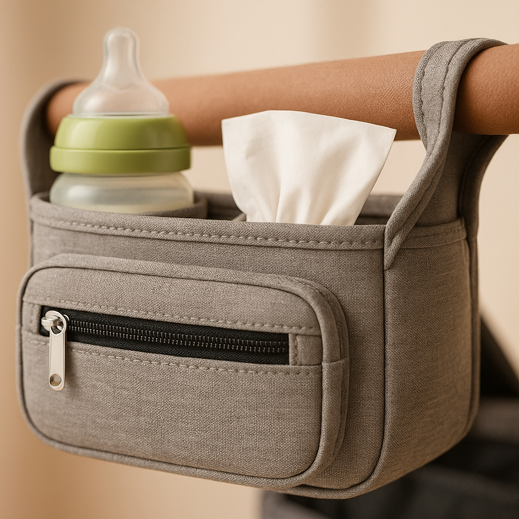 Premium Stroller Organizer Bag - Gray