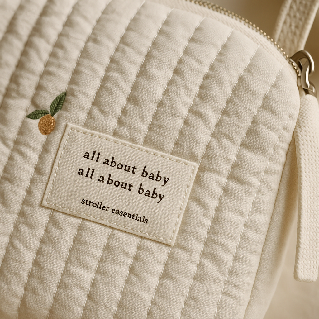 Quilted Stroller Diaper Bag
