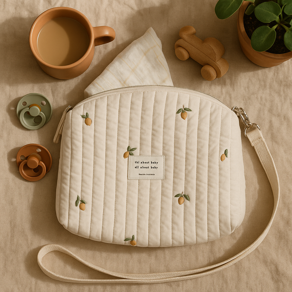 Quilted Stroller Diaper Bag
